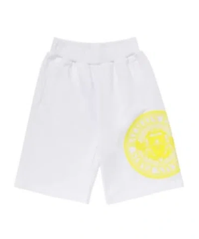 Balmain Printed Shorts In White