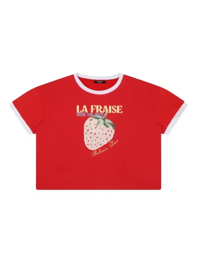 Balmain Kids' Printed T-shirt