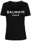 Balmain Printed T-shirt In Black