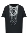 Balmain Printed T-shirt In Black