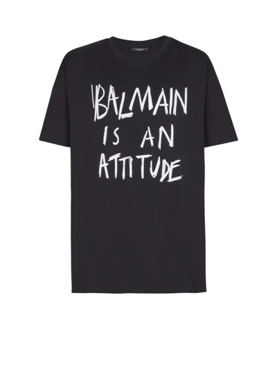 BALMAIN PRINTED T-SHIRT