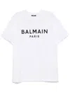 Balmain Logo-print T-shirt In White