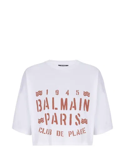 BALMAIN PRINTED T-SHIRT