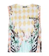 Balmain Baroque-print Tank Top