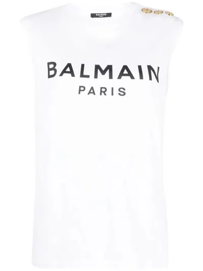 BALMAIN BALMAIN PRINTED TANK TOP