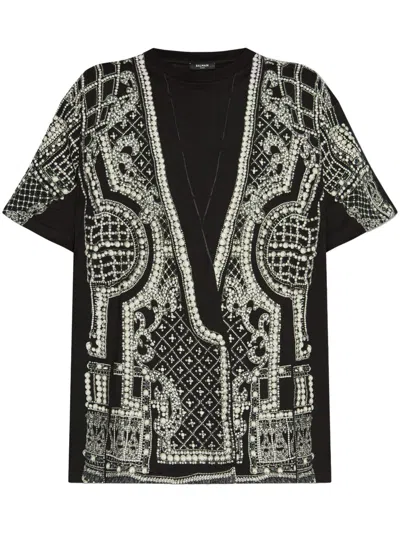 BALMAIN PRINTED TOP