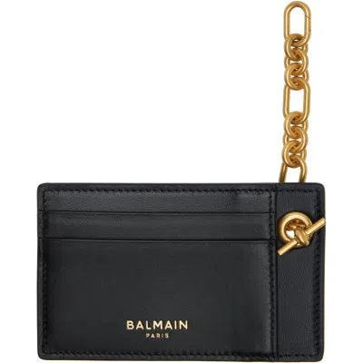 Balmain ブラック Pulse チェーン カードケース In Multi