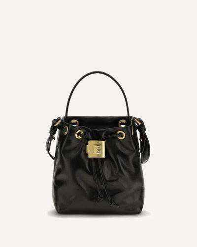 Balmain Pulse Bucket Bag In Black