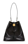 Balmain Pulse Convertible Leather Backpack In Black