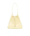 Balmain Pulse Calfskin Leather Backpack In Yellow