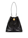 Balmain Pulse Convertible Leather Backpack In Black