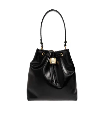 Balmain Pulse Drawstring Backpack In Black