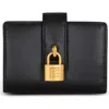 Balmain Pulse Leather Purse In Black
