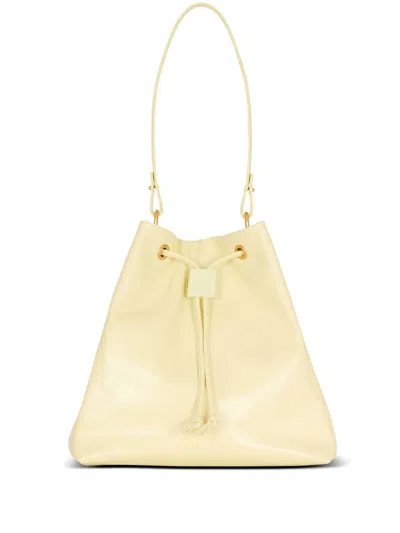BALMAIN PULSE LEATHER SHOULDER BAG