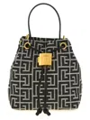Balmain 'pulse' Mini Bucket Bag In Black