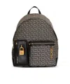 Balmain Pulse Monogram Jacquard Backpack In Black