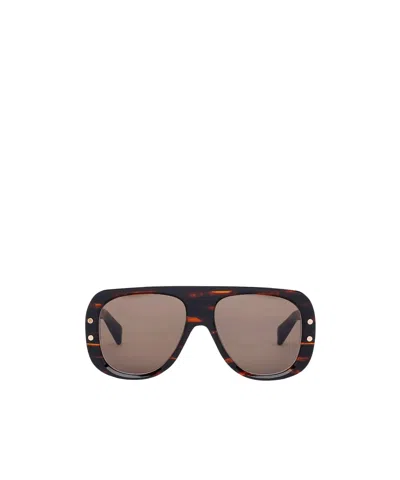 BALMAIN PULSE PILOT-FRAME SUNGLASSES