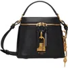 Balmain ブラック Pulse Vanity レザー バッグ In Black
