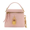 Balmain Pulse Vanity Padlock Tote Bag In Pink