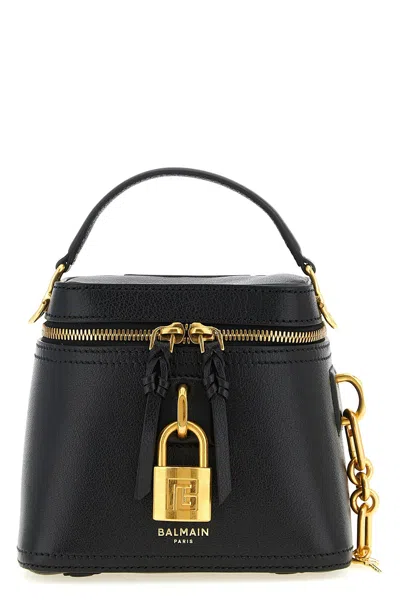 Balmain Pulse Vanity Handbag In Black