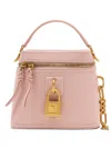 Balmain Pulse Vanity Padlock Tote Bag In Pink