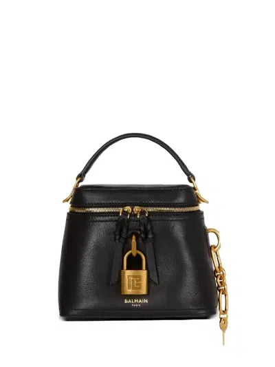 Balmain Pulse Vanity Tote Bag In Black