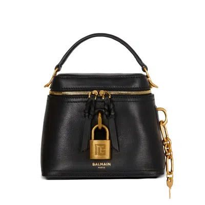 Balmain Pulse Vanity Tote Bag In Black