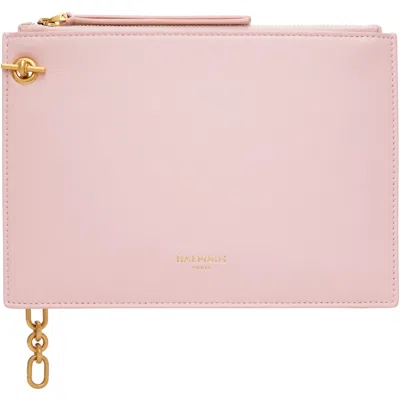 Balmain ピンク Pulse Zipped ポーチ