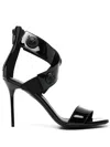 Balmain Pump Alma-patent Leather In Black