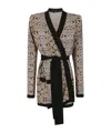 Balmain Python-pattern Cardigan In Black