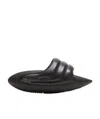 Balmain Quilted Leather B-it Sandals With Chunky Sole In Black