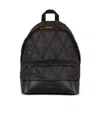 Balmain Quilted Backpack In Black