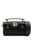 Balmain Quilted Mini Bag In Black
