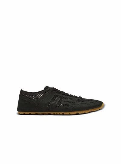 Balmain Racer 45 Lace-up Sneakers In Black
