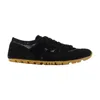 Balmain Suede Racer 45 Sneakers In Black