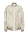 Balmain Rear Logo-print Detail Jacket In Nude