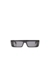 Balmain Rectangular Sunglasses In Gray