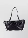 Balmain Rectangular Tote Bag Shoulder Strap In Black