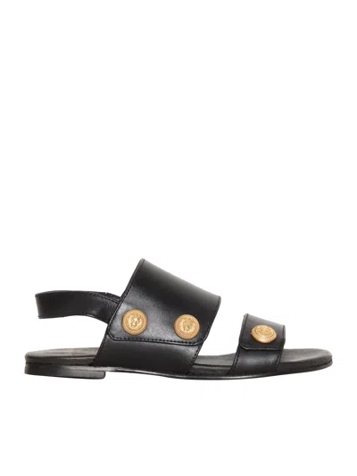 Balmain Sandals In Black