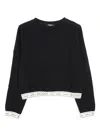 Balmain Sweatshirt In Black