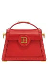 Balmain Red B-buzz Dinasty Small Satchel Bag In Red