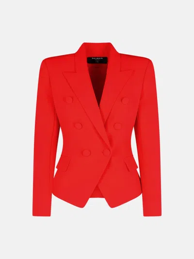 Balmain Red Viscose Blazer