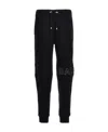 Balmain Reflective-detail Drawstring Track Pants In Black