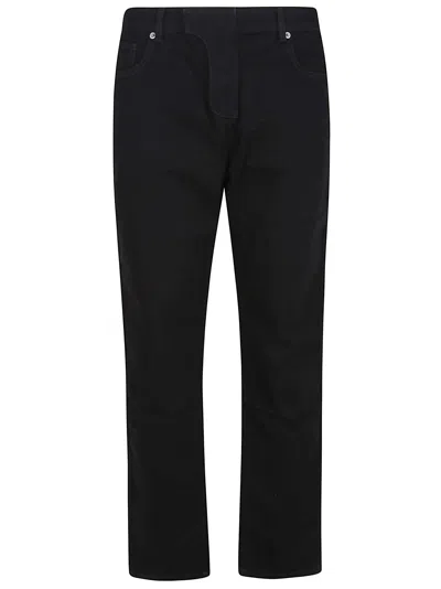 Balmain Vintage Black Denim Pants With Classic Five-pocket Design