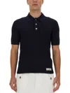 Balmain Polo Shirt In Merino Wool