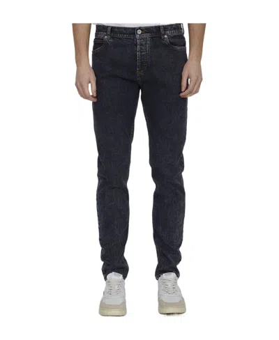 Balmain Regular-leg Jeans In Black