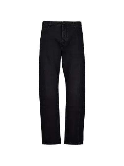 Balmain Regular-fit Jeans In Black
