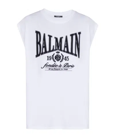 BALMAIN BALMAIN RELAXED PRINTED TANK TOP