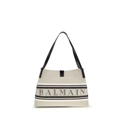 Balmain Release Shoulder Bag  Beige
