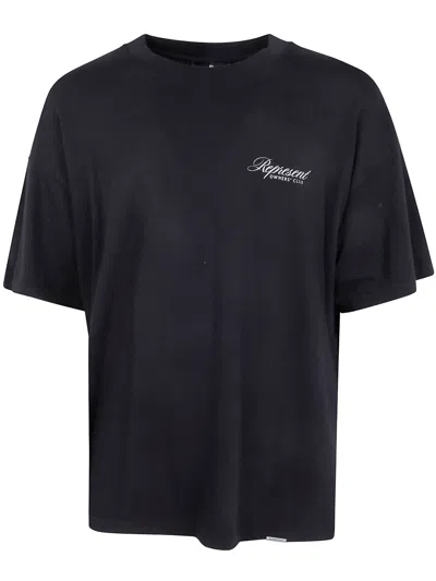 Represent " Owners Club Script" T-shirt In Black
